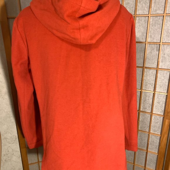 MARISA MINICUCCI Red Virgin Wool Button Front Coat Jacket * sz 10 - Picture 7 of 8